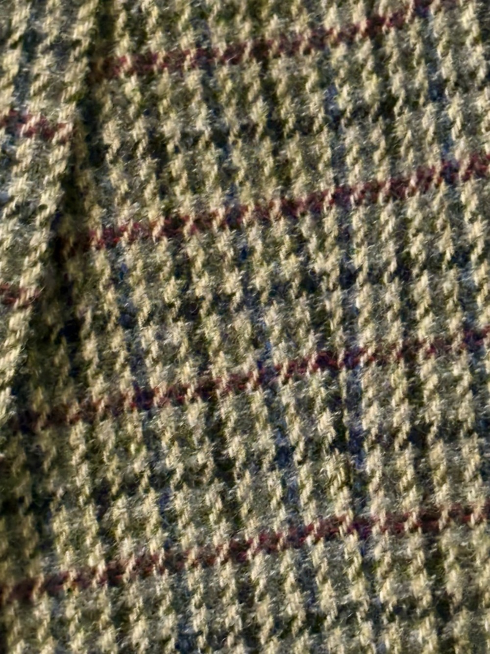 Ralph Lauren “Lauren” Brown Multi Houndstooth Wool Blazer Women’s Size 12 - Picture 4 of 6